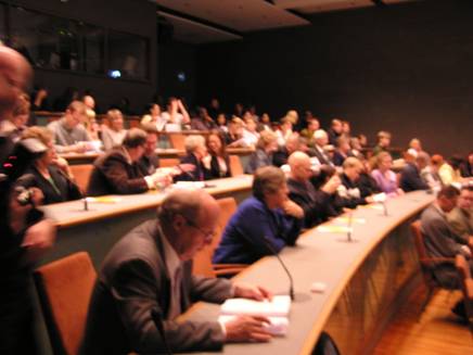 Mikko's dissertation defense audience
